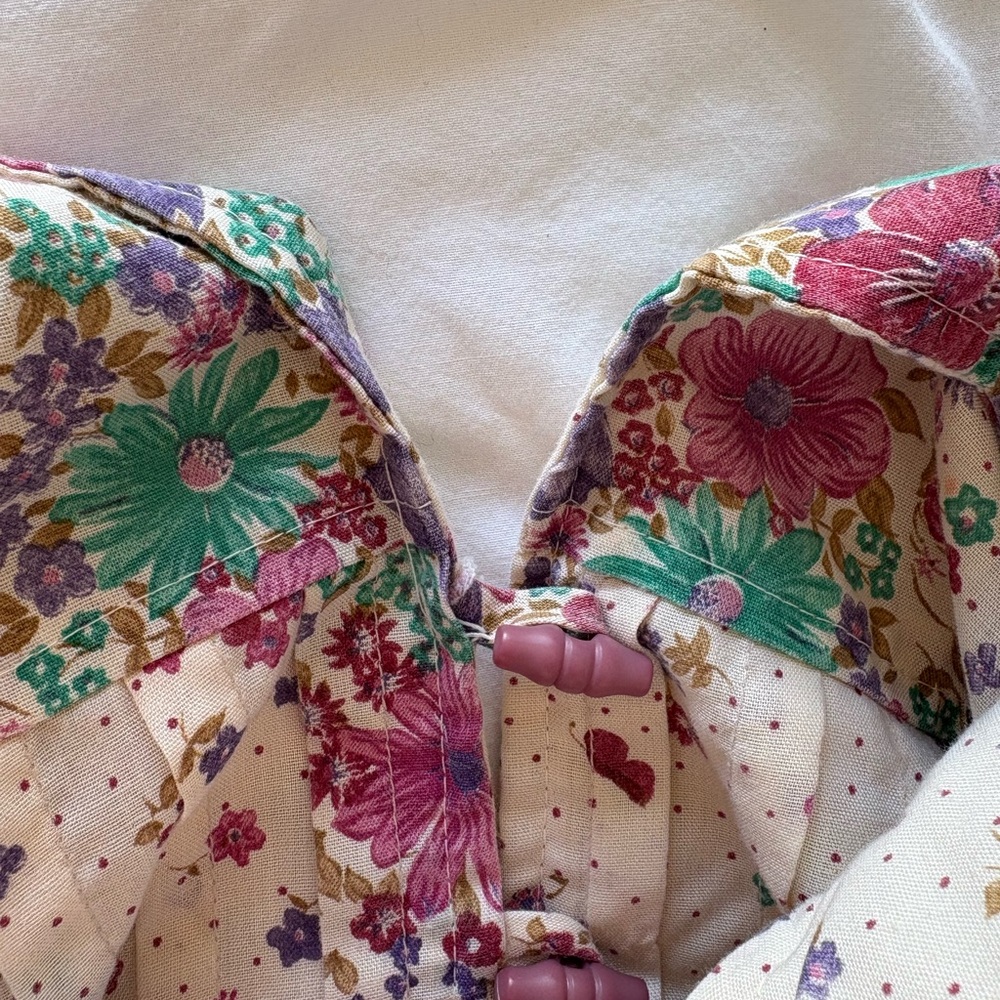 70s floral print prairie midi dress - gunne sax inspired - Picture 6 of 6